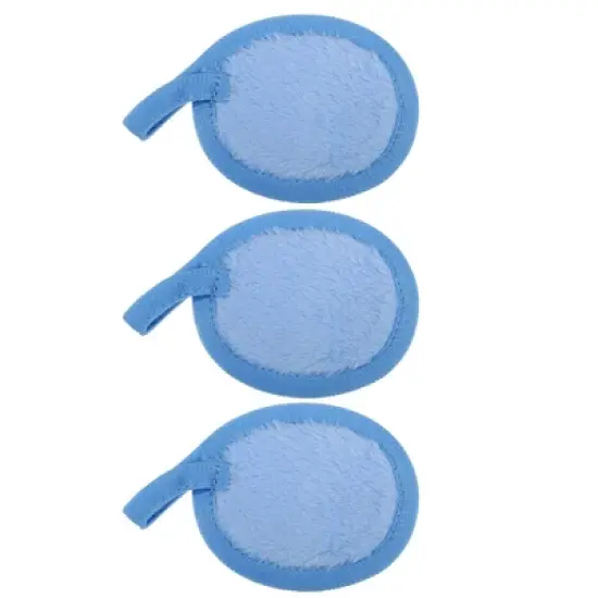 Unique Bargains Soft Flannel Pads Reusable Makeup Remover Eco Pads Facial Make Up Cleansing Removal for Most Skin Types 3 Pcs image {11}