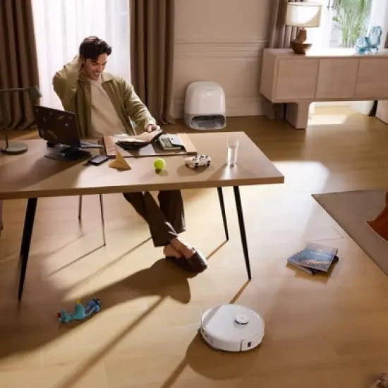 Roborock Qrevo Curv 5A1 Robot Vacuum and Mop with Zero-Tangling Design, FlexiArm Tech & Hands-Free Dock, Auto Mop Lifting, Pet Friendly image {16}