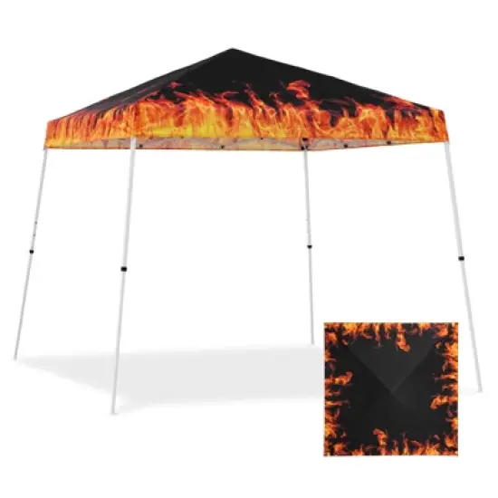 EAGLE PEAK Slant Leg Pop-up Canopy Tent Easy One Person Setup Instant Outdoor Beach Canopy Folding Portable Sports Shelter image {22}