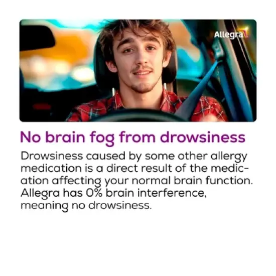 Allegra 24 Hour Allergy Relief Medicine Tablets - Fexofenadine Hydrochloride - 5ct image {3}