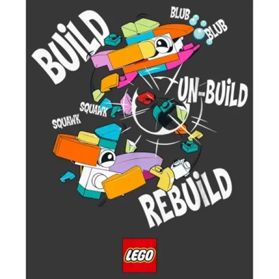 Boy's LEGO&reg; Build Unbuild Rebuild T-Shirt image {1}