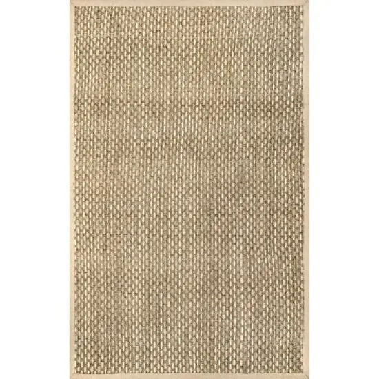 nuLOOM Spero Seagrass Basketweave Area Rug image {12}