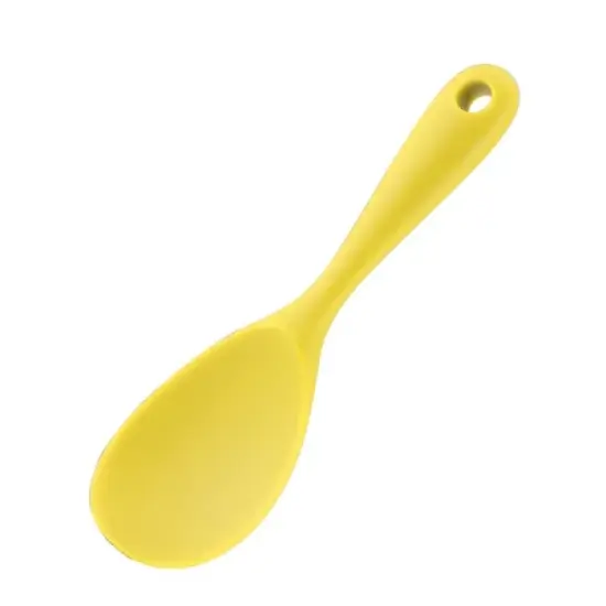 Unique Bargains Heat Resistant Ergonomic Handle Non-Stick Dishwasher Safe Soup Kitchen Spoon 8.7 Inch 1 Pc image {9}