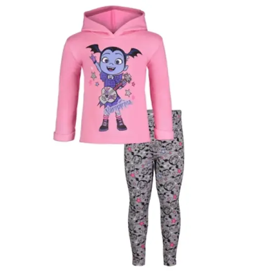 Disney Vampirina Girls Pullover Fleece Hoodie and Leggings Outfit Set Toddler  image {7}