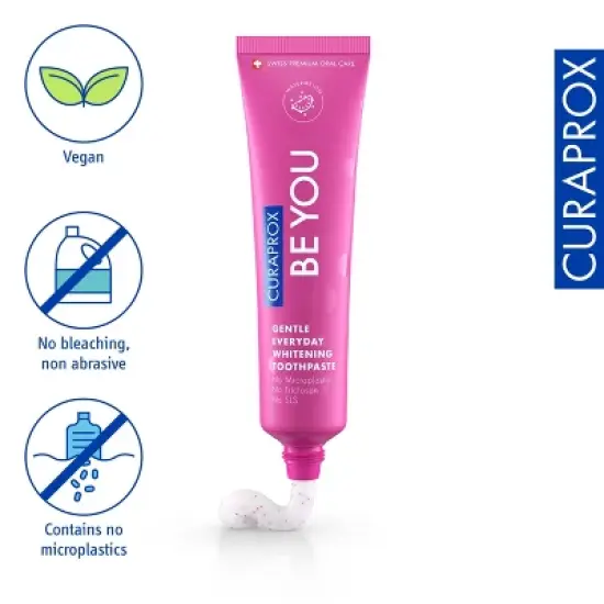 Curaprox Be You Toothpaste Watermelon, 60ml, Gentle Whitening & Enamel Care image {1}