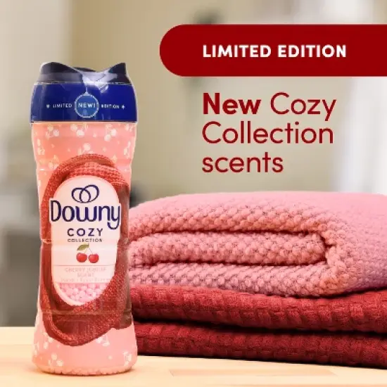 Downy Laundry Additive Beads - Cozy Cherry Jubilee - 7.8oz image {1}