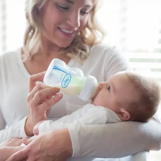 Dr. Brown's 5oz Anti-Colic Options+ Wide-Neck Baby Bottle with Level 1 Slow Flow Nipple - 0m+ image {11}