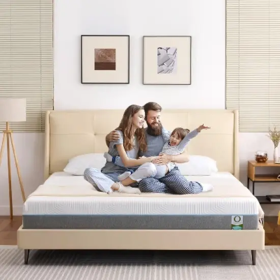 Vipbear Firm Memory Foam Mattress  12 Inch,Mattresses in a Box for Back Pain Relief, Firm Foam image {4}