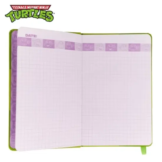Inkology, LLC Teenage Mutant Ninja Turtles 80-Page Vegan Leather Notebook | 5 x 8 Inches image {3}