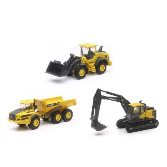 NewRay Volvo Construction Vehicle Deluxe Set 32095 image {1}