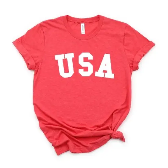 Simply Sage Market Women's USA Bold Short Sleeve Graphic Tee image {2}