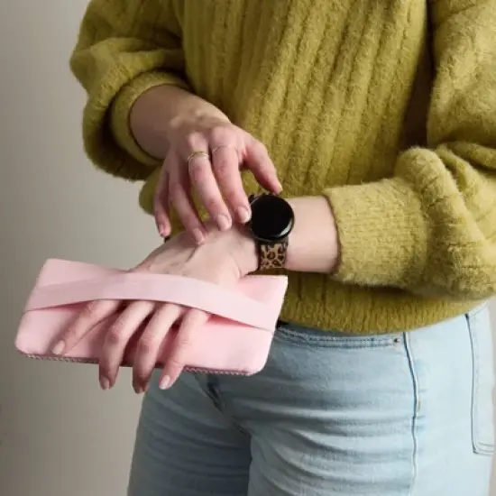 russell+hazel 8.25"x3.625" Pencil Pouch Consciously Curated Blush image {3}