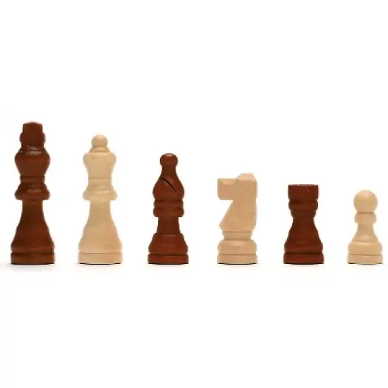 WE Games Classic Chess Set - Walnut Wood Board 12 in image {2}