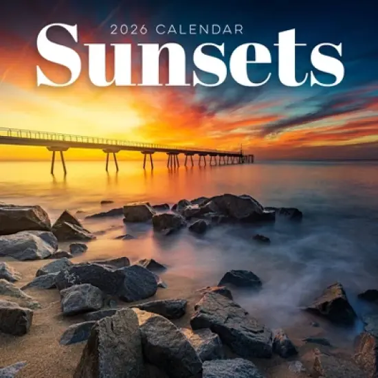 TF Publishing 13.5"x14.5" 2026 Sunsets Wall Calendar image {1}