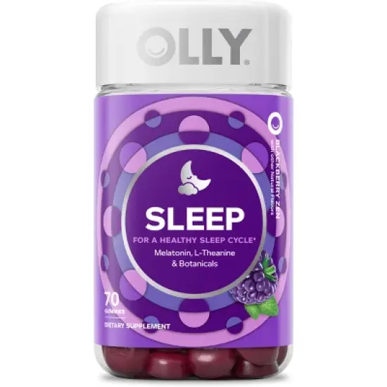 OLLY 3mg Melatonin Sleep Gummies - Blackberry Zen image {10}
