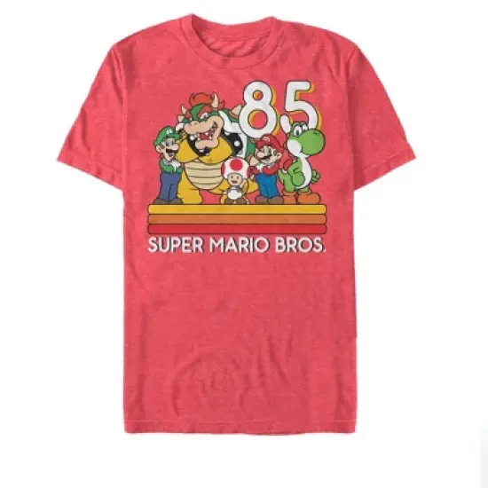 Men's Nintendo Super Mario Bros Group 85 T-Shirt image {3}