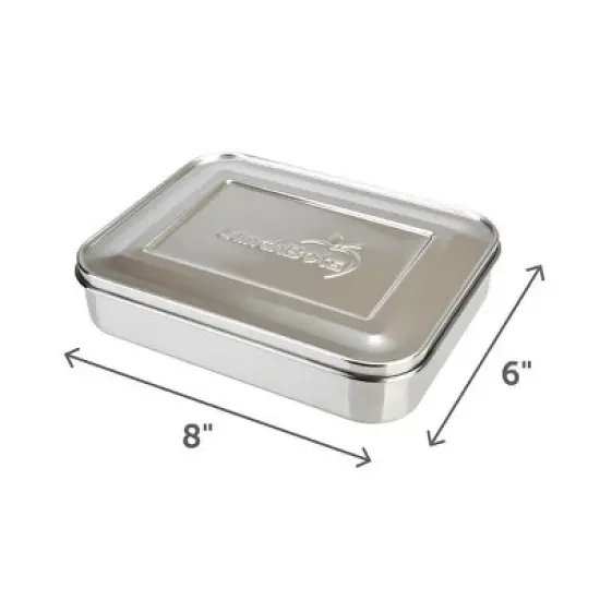 LunchBots Large Trio Stainless Steel Bento Box image {1}