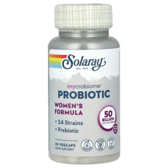 Solaray Mycrobiome, Probiotic, Women's Formula, 50 Billion, 30 VegCaps image {2}