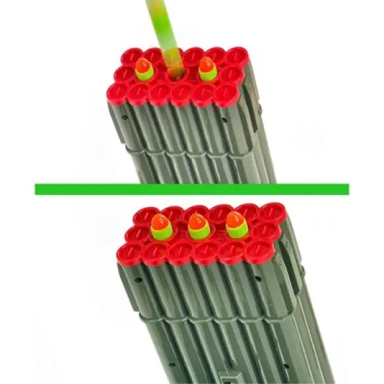 Big Daddy Military Missile Transport Army Truck Defence System 18 Long Range Missile Jungle Camouflage Toy Truck image {2}