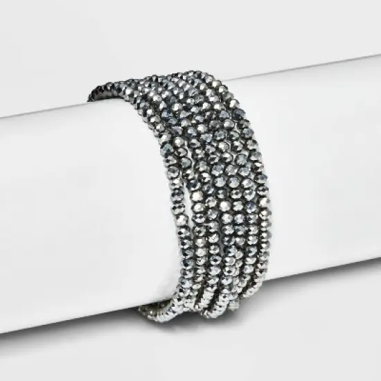 Beaded Stretch Bracelet Set 7pc - A New Day&trade; image {1}