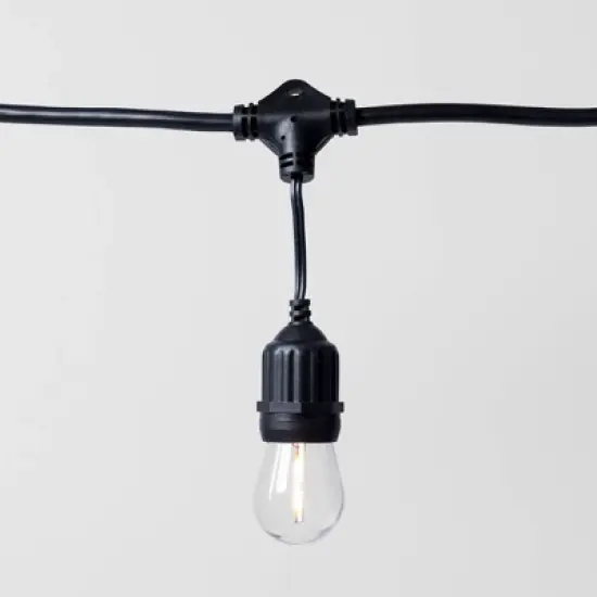 Aurio 48' Suspended Style E26 Patio Light Set with Black Wire image {2}