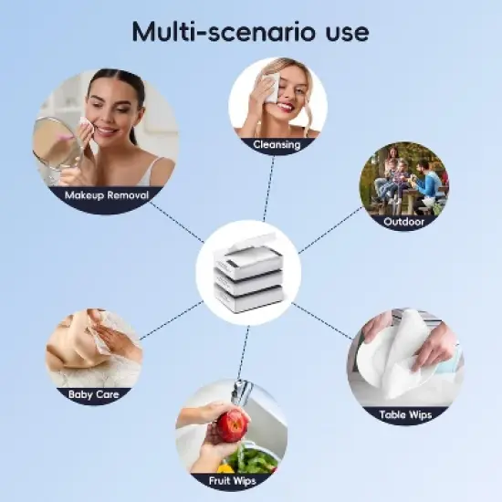 FAAYFIAN Disposable Face Towels XL Face Towelettes Disposable 30 Counts image {7}