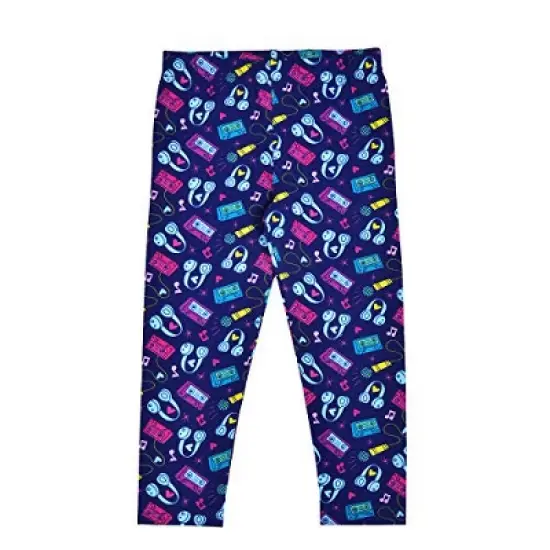 Trolls Girl's 2-Pack Music Is Energy Poppy Long Sleeve Graphic Tee and Legging Pant Set for Toddler image {2}