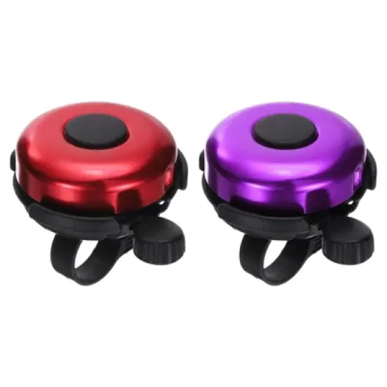 Unique Bargains Aluminum Loud Clear Sound Classic Scooters Bicycle Bells 2 Pcs 2.3" image {12}