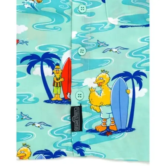 Sesame Street Matching Family Hawaiian Button Down Dress Shirt Infant image {4}