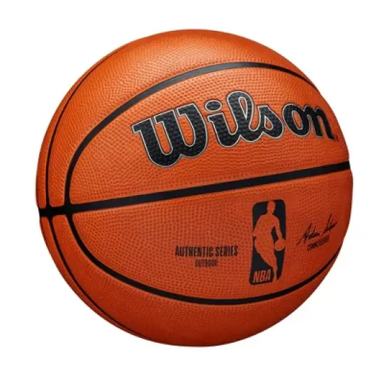 Wilson NBA Authentic Series Outdoor 27.5" Basketball - Brown image {1}