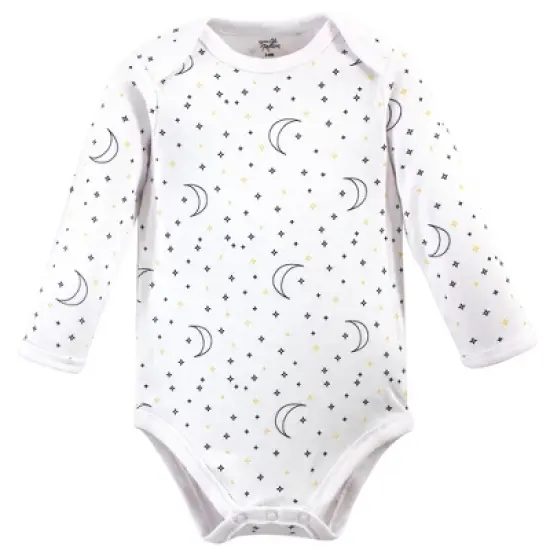 Touched by Nature Baby Boy Organic Cotton Long-Sleeve Bodysuits 5pk, Constellation image {3}