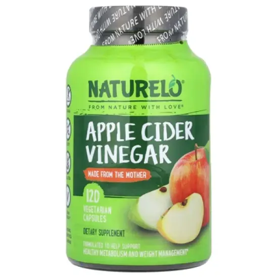 NATURELO Apple Cider Vinegar , 120 Vegetarian Capsules image {4}