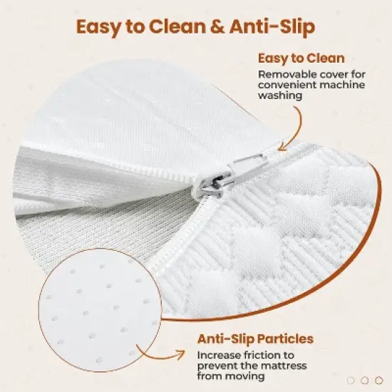 Yaheetech 10" Gel Memory Foam Mattress with Green Tea Scent, Cooling Tech, 3 Foam Layers image {3}