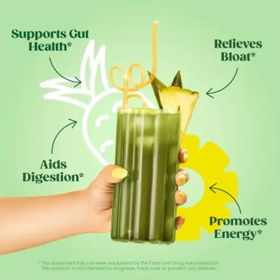 BLOOM NUTRITION Greens and Superfoods Powder - Pineapple - 25ct image {3}