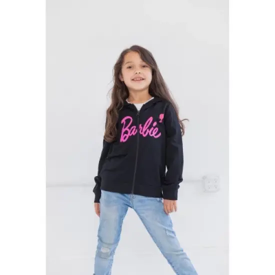 Barbie Girls French Terry Zip Up Hoodie Toddler  image {1}