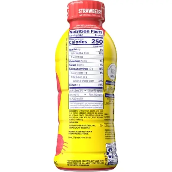Nesquik Strawberry - 14 fl oz​ image {5}