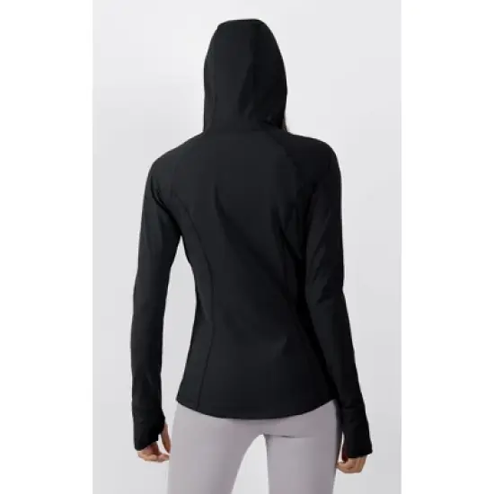 Yogalicious - Women's Slim Fit Hooded Track Jacket image {4}