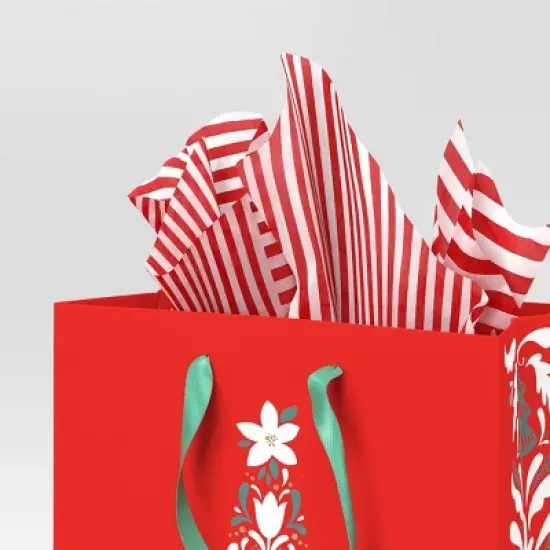 30ct Christmas Tissue Paper Red/White - Wondershop&trade; image {1}