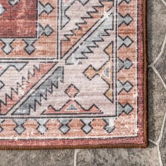 nuLOOM Kera Persian Machine Washable Indoor/Outdoor Patio Area Rug image {4}