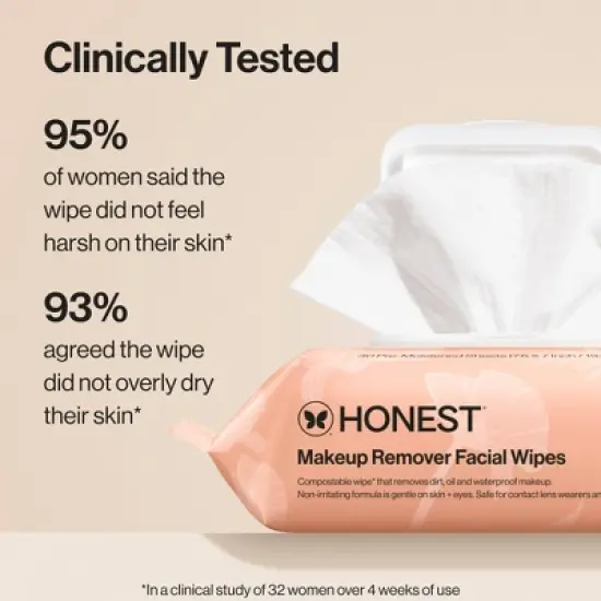 Honest Beauty Makeup Remover Wipes image {4}