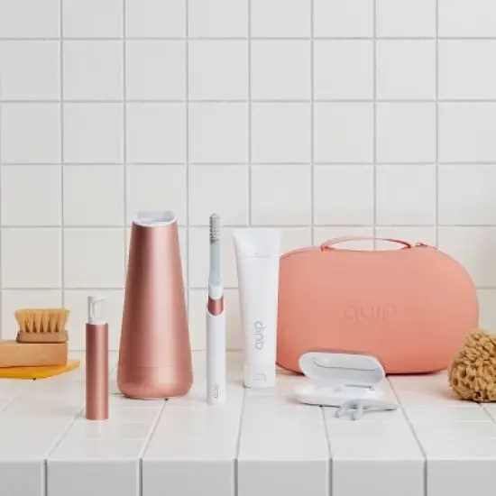 quip Metal 2-Minute Timer Electric Toothbrush Starter Kit with Travel Case image {13}