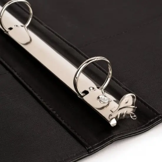 Cambridge 1" Professional Clear View 3 Ring Binder Black image {3}