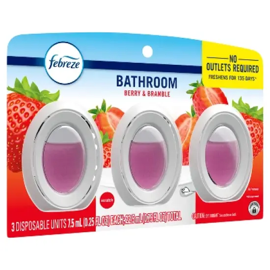 Febreze Berry & Bramble Bathroom Air Freshener - 3ct image {10}