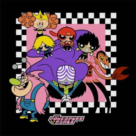 Men's The Powerpuff Girls Short Sleeve Graphic T-Shirt - Black image {2}