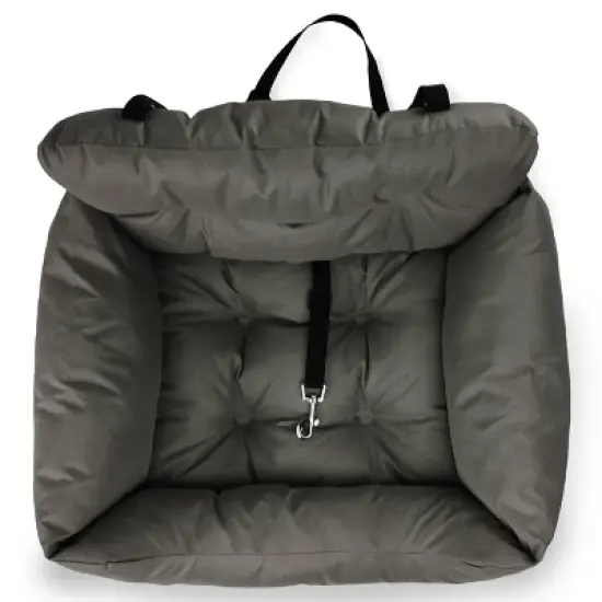 Precious Tails Chew and Water Resistant Travel Dog Bed - Gray image {1}