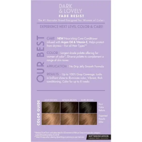 Dark and Lovely Fade Resist Rich Conditioning Hair Color image {1}