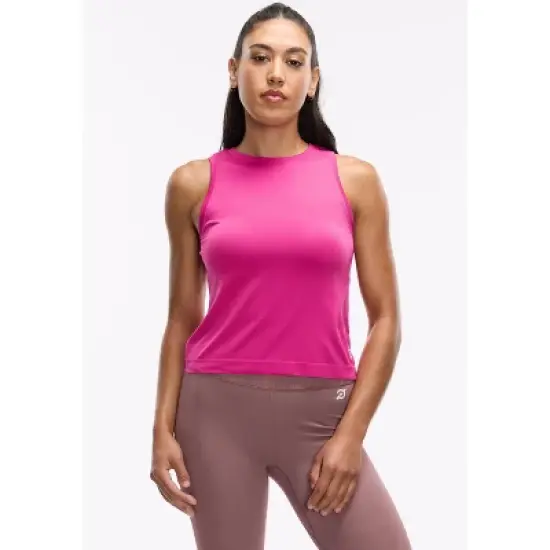 Peloton Women's Seamless Muscle Tank, Very Berry image {4}