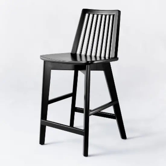 Linden Modified Windsor Wood Counter Height Barstool - Threshold&trade; designed with Studio McGee image {7}