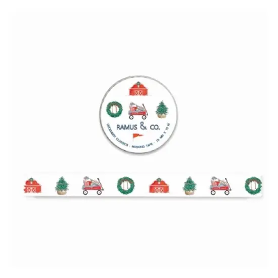 December Classics Winter Masking Tape by Ramus & Co - 3ct Rolls, Assorted image {2}