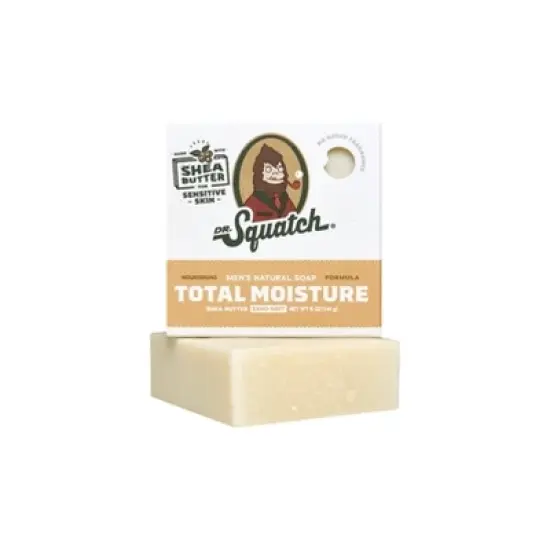 DR. SQUATCH Men's All Natural Bar Soap - Total Moisture - Shea Butter - 5oz image {4}